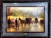 Cabbies At the Market 1996 Limited Edition Print by G. Harvey - 1 Cabbies At the Market 1996 Limited Edition Print by G. Harvey - 1