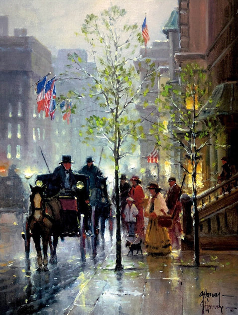 Along Park Avenue 2000 - NYC - New York Limited Edition Print by G. Harvey