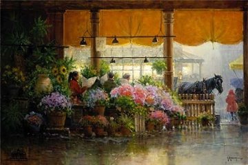 Pike Place Public Market 1998 Limited Edition Print - G. Harvey Pike Place Public Market 1998 Limited Edition Print - G. Harvey