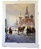 Cathedral of St. Basil - Red Square AP 1991 - Moscow, Russia Limited Edition Print by G. Harvey - 1