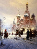 Cathedral of St. Basil - Red Square AP 1991 - Moscow, Russia Limited Edition Print by G. Harvey - 0