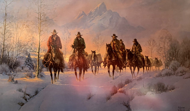 Men of the Great Northwest AP 1993 Limited Edition Print by G. Harvey