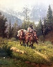 Untitled (Cowboy With Pack Horse) - Signed Twice Limited Edition Print by G. Harvey - 0