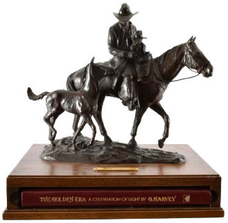 Special Times Bronze Sculpture 1990 15 in Sculpture - G. Harvey Special Times Bronze Sculpture 1990 15 in Sculpture - G. Harvey
