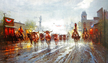 Cowboy's Payday Limited Edition Print - G. Harvey Cowboy's Payday Limited Edition Print - G. Harvey