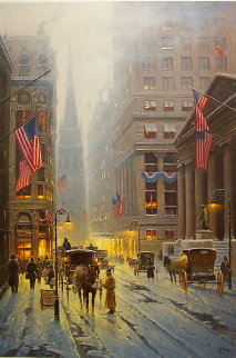 Wall Street New York 1989 Limited Edition Print - G. Harvey Wall Street New York 1989 Limited Edition Print - G. Harvey