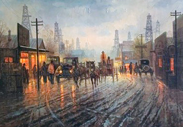 Oil Patch 1981 Limited Edition Print by G. Harvey