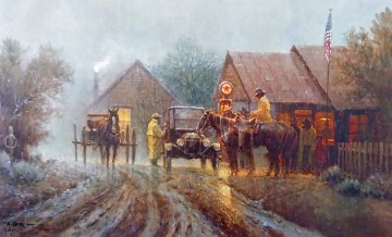 Country Post Office 1982 Limited Edition Print - G. Harvey