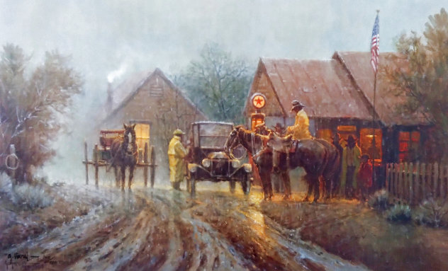 Country Post Office 1982 Limited Edition Print by G. Harvey