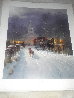 Christmas in the Village 1999 Limited Edition Print by G. Harvey - 1