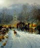 Christmas in the Village 1999 Limited Edition Print by G. Harvey - 0