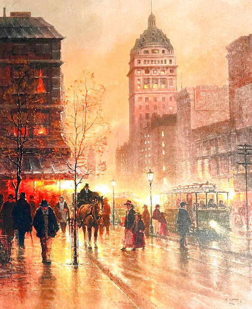 Lights of San Francisco 1996 - California Limited Edition Print by G. Harvey