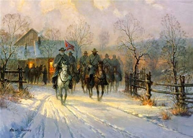 Lee and Longstreet 1996 Limited Edition Print by G. Harvey