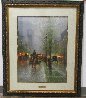 Carriages on Canal Street - Huge - New York - NYC Limited Edition Print by G. Harvey - 1