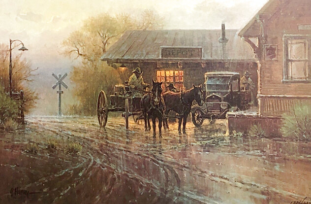 Katy Depot - Texas Limited Edition Print by G. Harvey