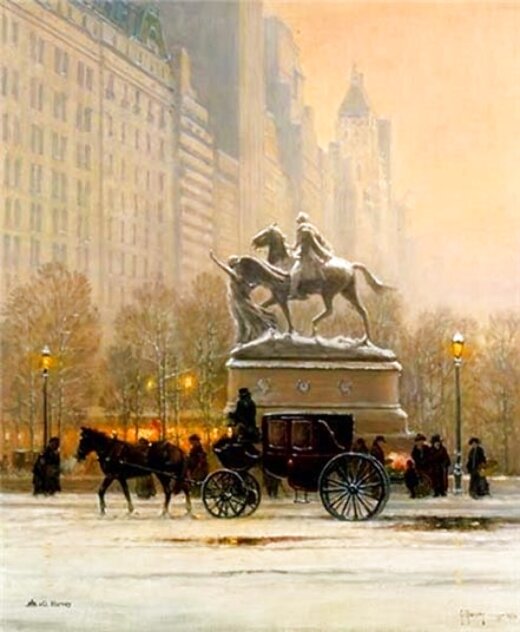 Fifth Avenue 1986 - New York - NYC Limited Edition Print by G. Harvey