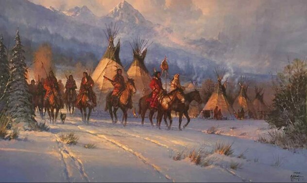 In the Land of the Tetons - Wyoming Limited Edition Print by G. Harvey