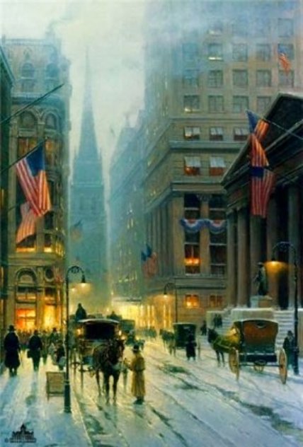 Wall Street - New York 1989 Limited Edition Print by G. Harvey