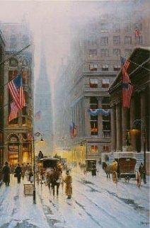 Wall Street - New York 1989 Limited Edition Print - G. Harvey Wall Street - New York 1989 Limited Edition Print - G. Harvey