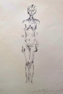 Nue Debout 1961 Limited Edition Print - Alberto Giacometti Nue Debout 1961 Limited Edition Print - Alberto Giacometti