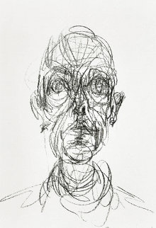 Head of a Man 1961 Limited Edition Print - Alberto Giacometti Head of a Man 1961 Limited Edition Print - Alberto Giacometti