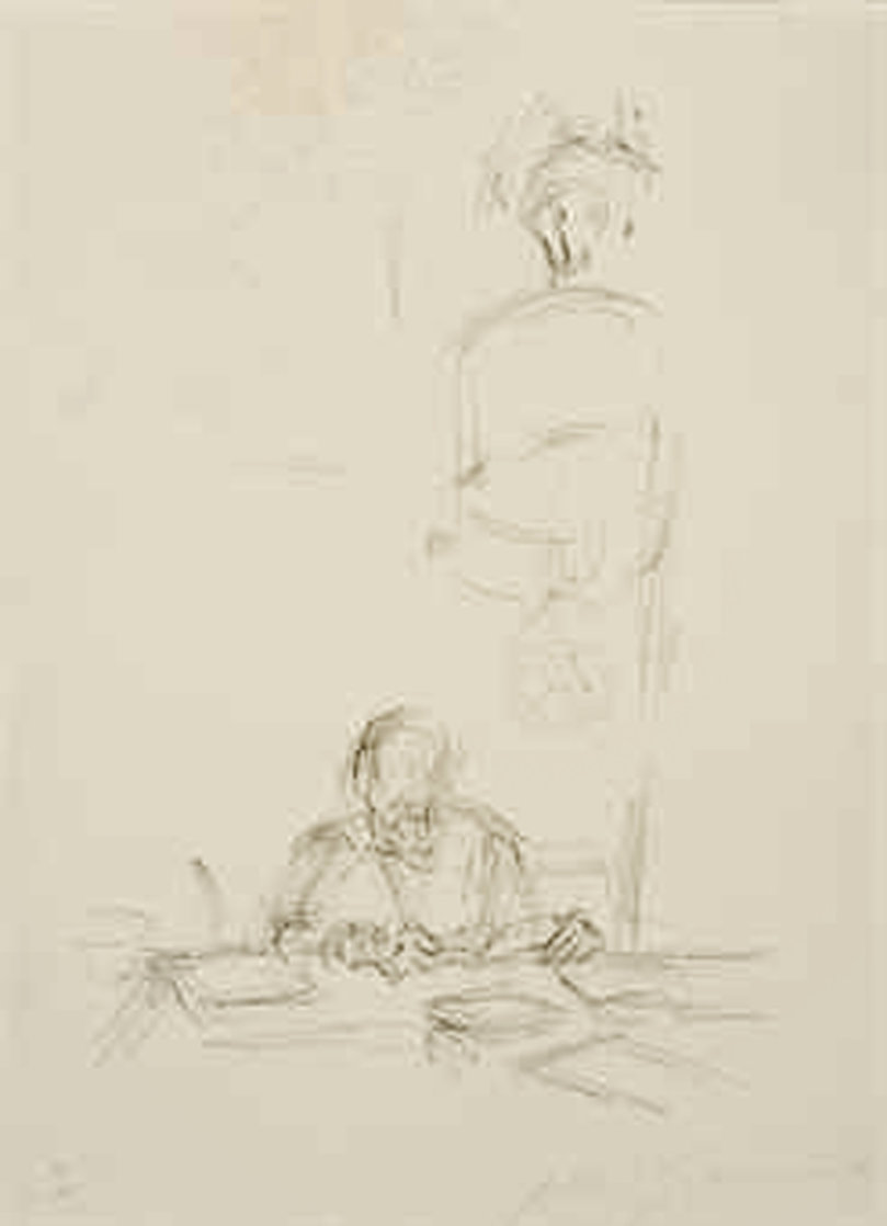 Artists Mother Reading III 1964 Limited Edition Print by Alberto Giacometti Artists Mother Reading III 1964 Limited Edition Print by Alberto Giacometti