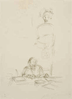 Artists Mother Reading III 1964 Limited Edition Print - Alberto Giacometti