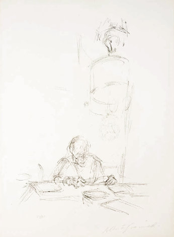 Artists Mother Reading III 1964 HS Limited Edition Print - Alberto Giacometti