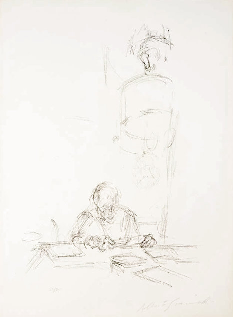 Artists Mother Reading III 1964 HS Limited Edition Print by Alberto Giacometti
