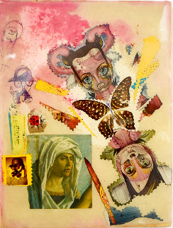 Mice And Butterfly 2013 12x9 Works on Paper (not prints) - Jacob Gildor Mice And Butterfly 2013 12x9 Works on Paper (not prints) - Jacob Gildor