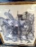 Untitled Abstract Expressionist Painting  1985 16x18 Works on Paper (not prints) by Gino Hollander - 2