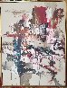 Untitled Abstract Expressionist Painting 1966 25x19 Original Painting by Gino Hollander - 1