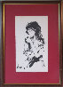Untitled (Portrait) 1968 9x5 Original Painting by Gino Hollander - 5