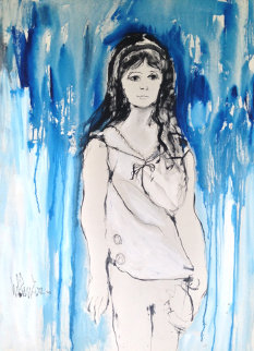 Melissa 1962 46x33 Original Painting - Gino Hollander Melissa 1962 46x33 Original Painting - Gino Hollander