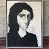 Untitled Head of a Man II 1984 38x30 Original Painting by Gino Hollander - 2 Untitled Head of a Man II 1984 38x30 Original Painting by Gino Hollander - 2
