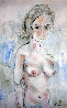 Untitled Nude 1961 40x28 Original Painting by Gino Hollander - 0