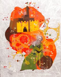 Micah Judea's Great Prophets Original 1968 Original Painting - Yankel Ginzburg Micah Judea's Great Prophets Original 1968 Original Painting - Yankel Ginzburg