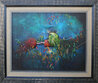Untitled Painting - Early 1975 - 22x28 Original Painting by Yankel Ginzburg - 1 Untitled Painting - Early 1975 - 22x28 Original Painting by Yankel Ginzburg - 1