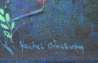 Untitled Painting 1975 22x28 Original Painting by Yankel Ginzburg - 2 Untitled Painting 1975 22x28 Original Painting by Yankel Ginzburg - 2