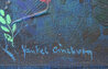 Untitled Painting - Early 1975 - 22x28 Original Painting by Yankel Ginzburg - 2 Untitled Painting - Early 1975 - 22x28 Original Painting by Yankel Ginzburg - 2