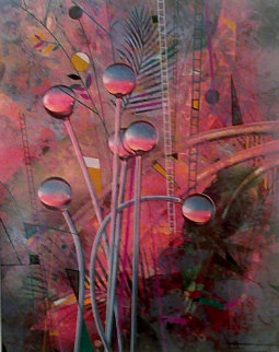 Twilight in My Garden 1987 Limited Edition Print - Yankel Ginzburg Twilight in My Garden 1987 Limited Edition Print - Yankel Ginzburg