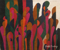 Untitled Wool Tapestry 73x81 Super Huge Limited Edition Print by Yankel Ginzburg - 0 Untitled Wool Tapestry 73x81 Super Huge Limited Edition Print by Yankel Ginzburg - 0