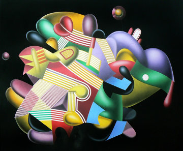 Candy Store 38x46 Original Painting - Yankel Ginzburg Candy Store 38x46 Original Painting - Yankel Ginzburg