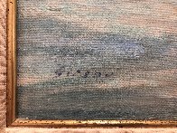 August Blue 1983 29x33 Original Painting by Andre Gisson - 2 August Blue 1983 29x33 Original Painting by Andre Gisson - 2