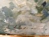 Untitled Landscape Painting  - 19x34 Original Painting by Andre Gisson - 2