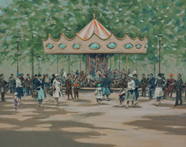 Carousel PP 1988 Limited Edition Print by Andre Gisson