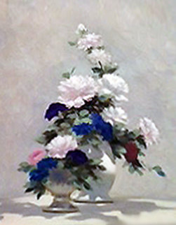 Floral Still Life 26x22 Original Painting - Andre Gisson Floral Still Life 26x22 Original Painting - Andre Gisson