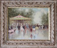 Carousel 24x28 Original Painting by Andre Gisson - 1 Carousel 24x28 Original Painting by Andre Gisson - 1