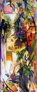 Autumn 72x24 Original Painting - Kamal Givian Autumn 72x24 Original Painting - Kamal Givian