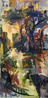 Sunrise 48x24 Original Painting - Kamal Givian Sunrise 48x24 Original Painting - Kamal Givian